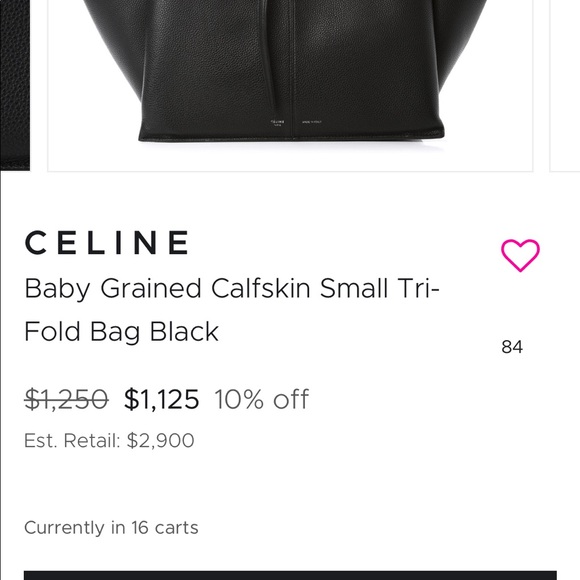 Authentic black celine bag - Picture 4 of 4